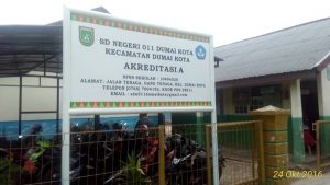 Kondisi SD Negeri 011 Dumai Kota Memprihatinkan