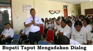 Bupati Taput Dialog Dengan Para Staf