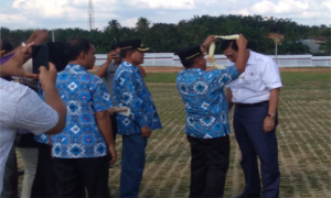 Bupati Labuhanbatu Selatan Sambut Menko Di Labusel