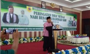 Bupati Labuhanbatu Selatan Hadiri Peringatan Isra Mi’raj 1440 H