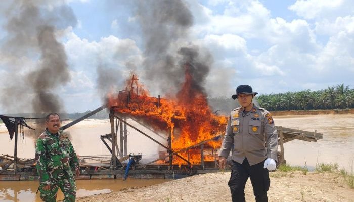 Kolaborasi Polisi Dan TNI Respon Laporan Warga Soal PETI