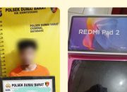 Polsek Dumai Barat Ungkap Kasus Pencurian Handphone dan Tablet