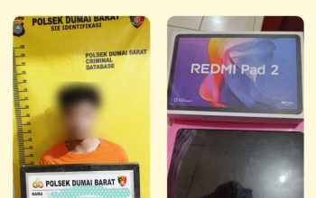 Polsek Dumai Barat Ungkap Kasus Pencurian Handphone dan Tablet