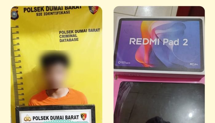 Polsek Dumai Barat Ungkap Kasus Pencurian Handphone dan Tablet